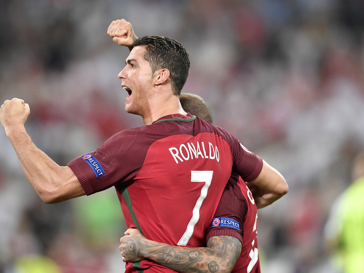Cristiano Ronaldo a jeho obrovská radosť po postupe do semifinále