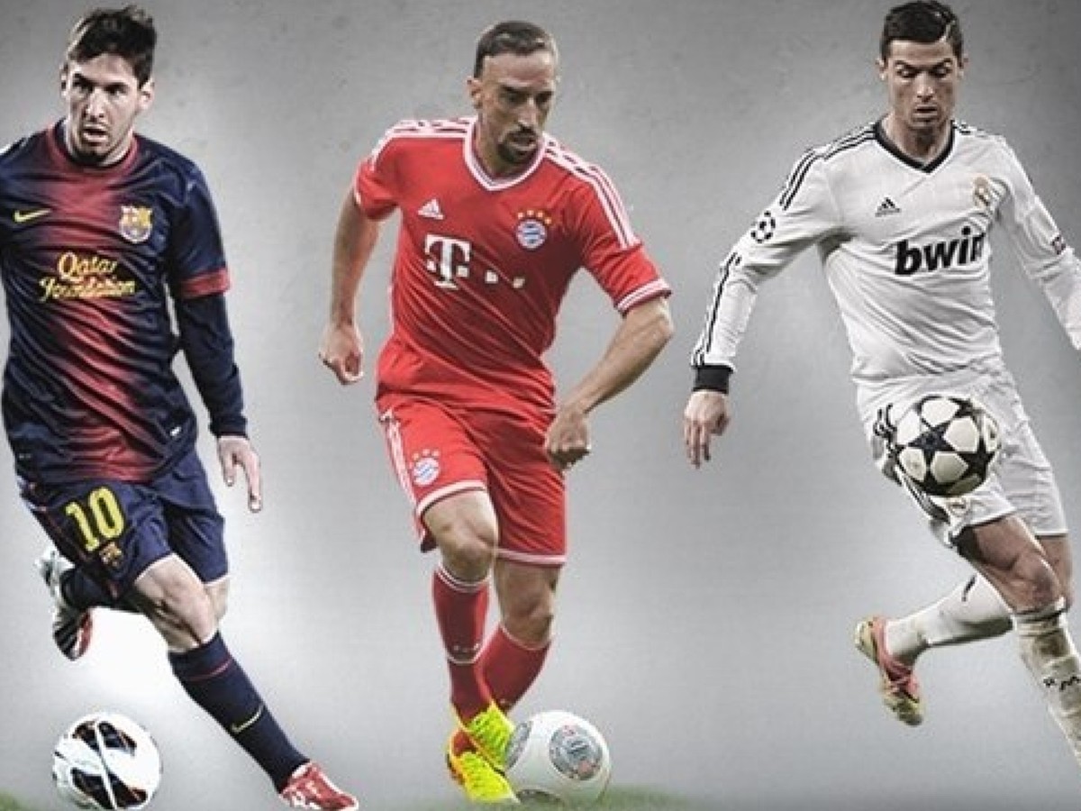 Lionel Messi, Franck Ribéry alebo Cristiano Ronaldo? 