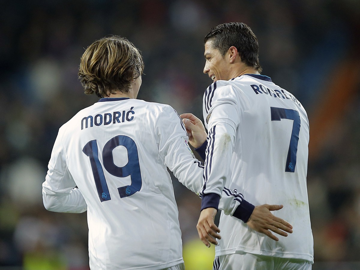 Cristiano Ronaldo a Luka Modrič