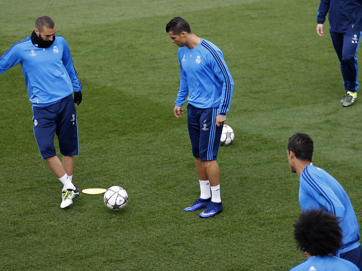 Karim Benzema a Cristiano Ronaldo