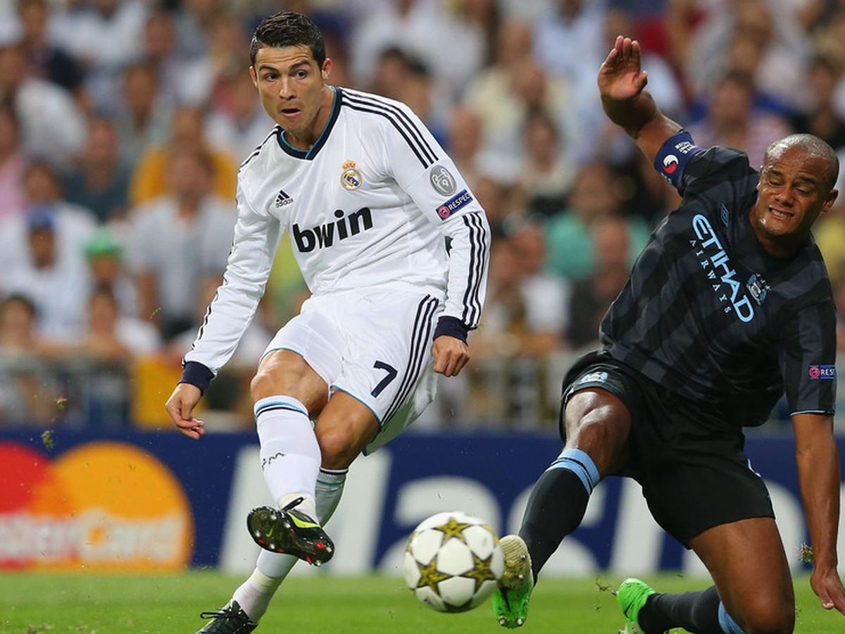 Cristiano Ronaldo a Vincent Kompany