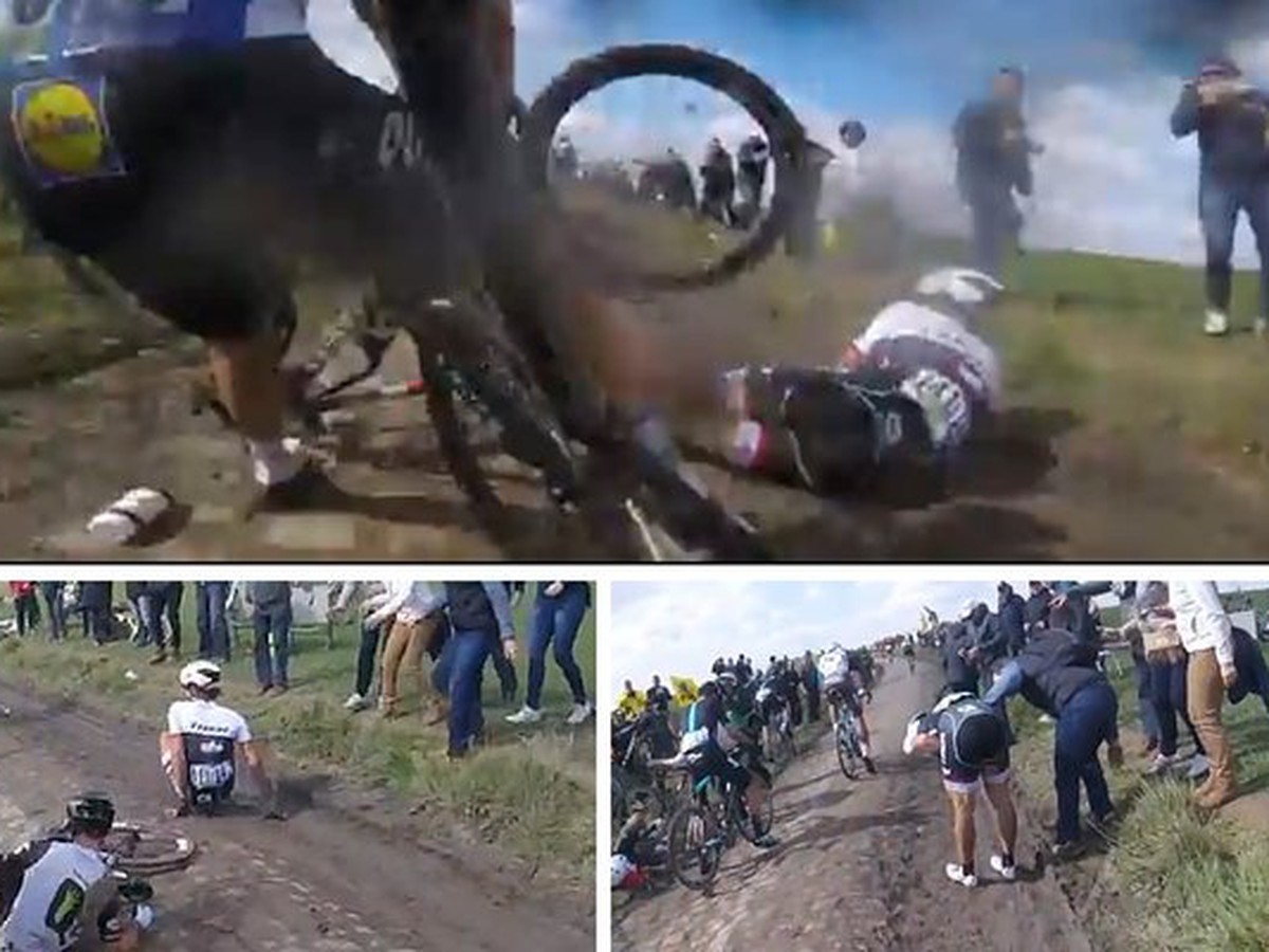 Pád Fabiana Cancellaru z pohľadu GoPro