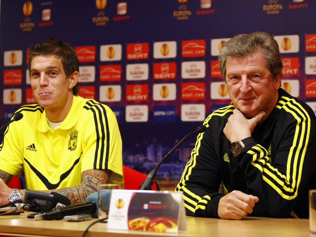 Daniel Agger a kouč Liverpoolu Hodgson