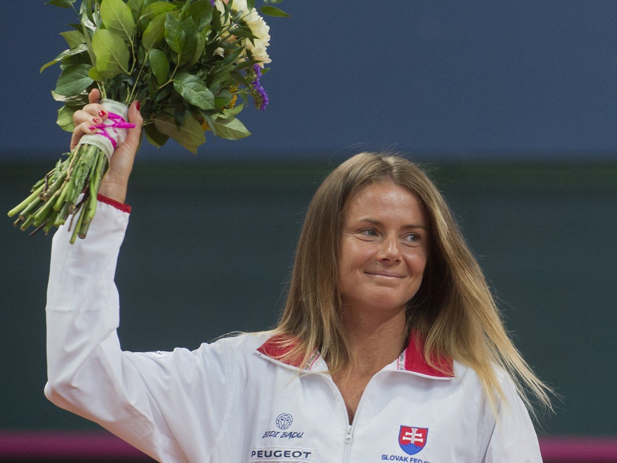 Daniela Hantuchová si ako prvá slovenská tenistka pereberá cenu za oddanosť reprezentácii v Pohári federácie