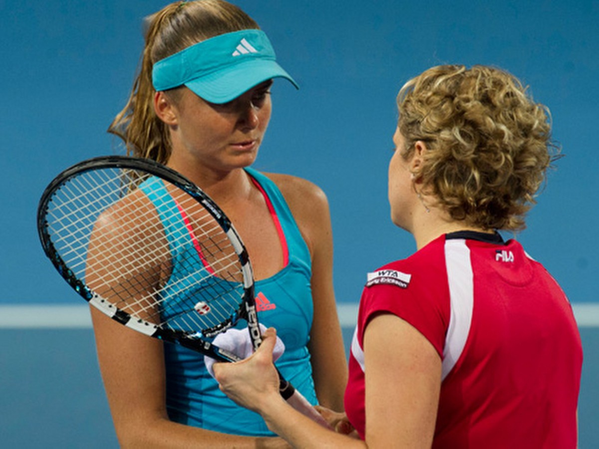 Daniela Hantuchová a Kim Clijstersová