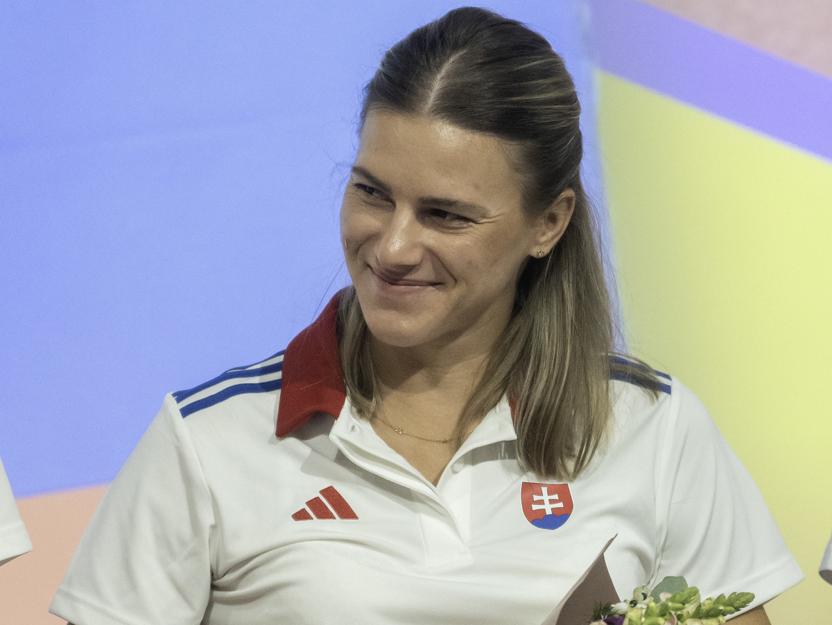 Na snímke slovenská atlétka Daniela Ledecká
