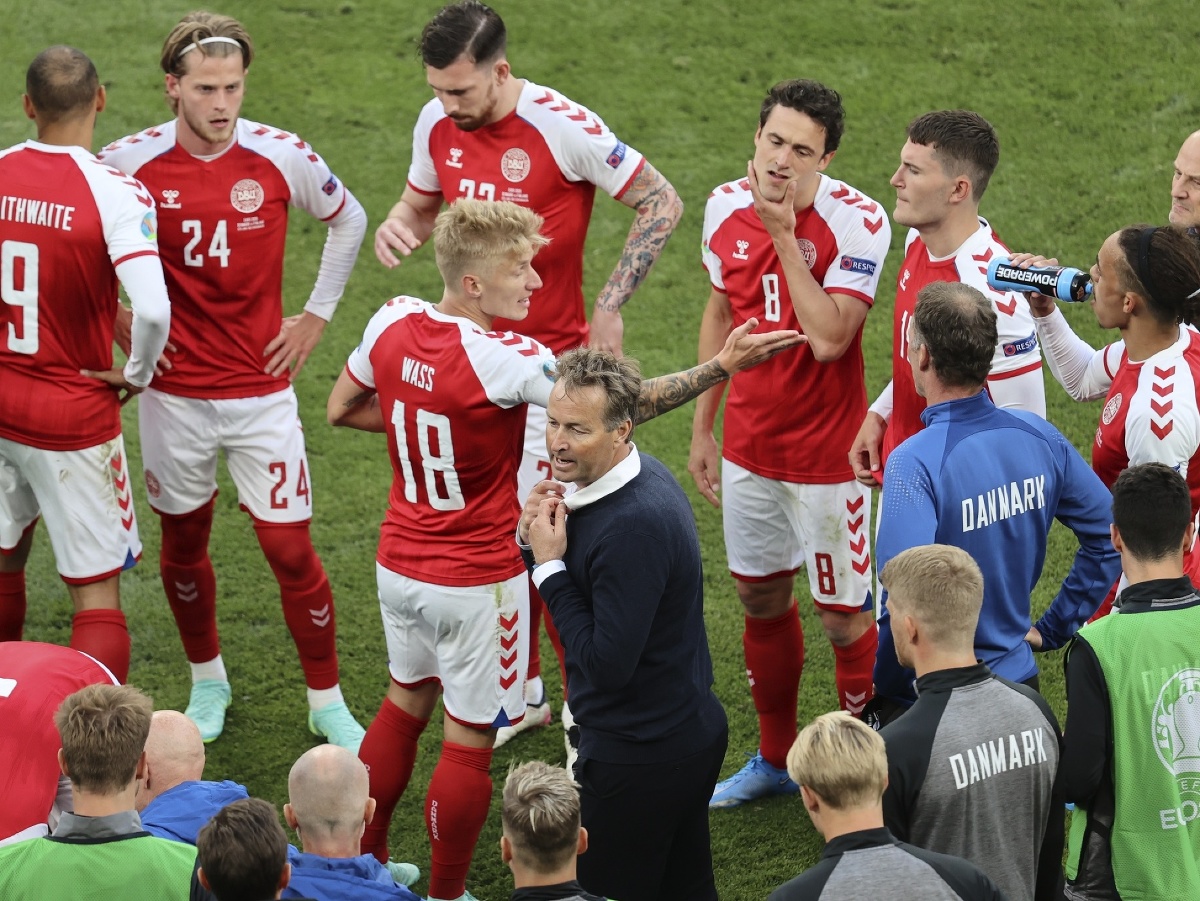 Na snímke reprezentačný tím Dánska