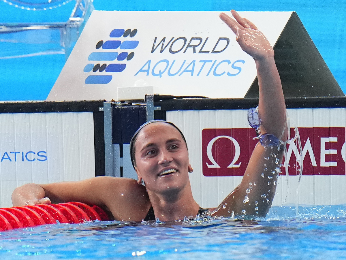 Talianska plavkyňa Simona Quadarellová triumfovala na MS v katarskej Dauhe na 1500 m voľným spôsobom.