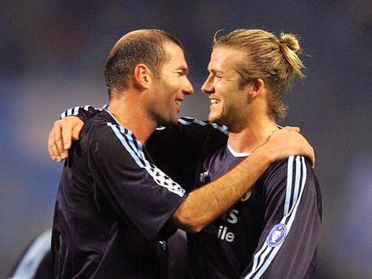 Zinedine Zidane a David Beckham