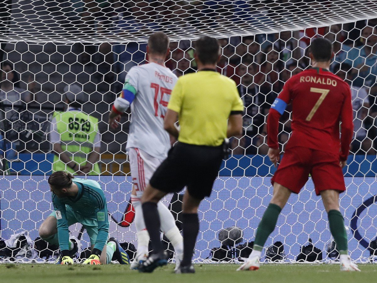 David De Gea chyboval v zápase proti Portugalsku