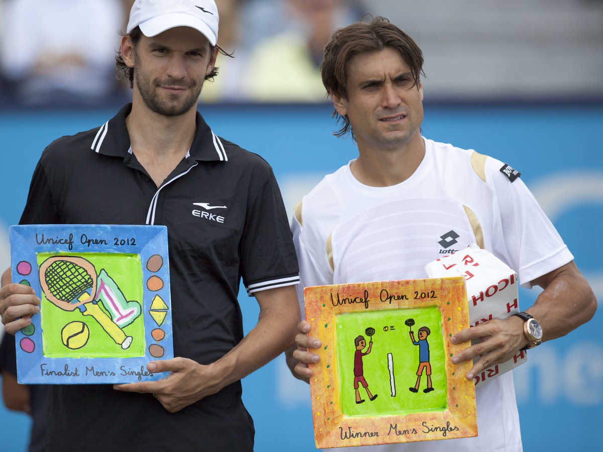 David Ferrer a Philipp Petzschner po finálovom stretnutí