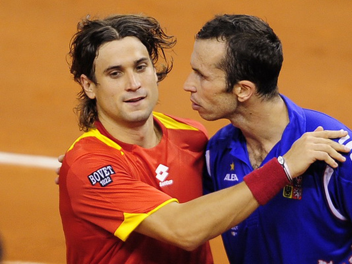 David Ferrer a Radek Štepánek
