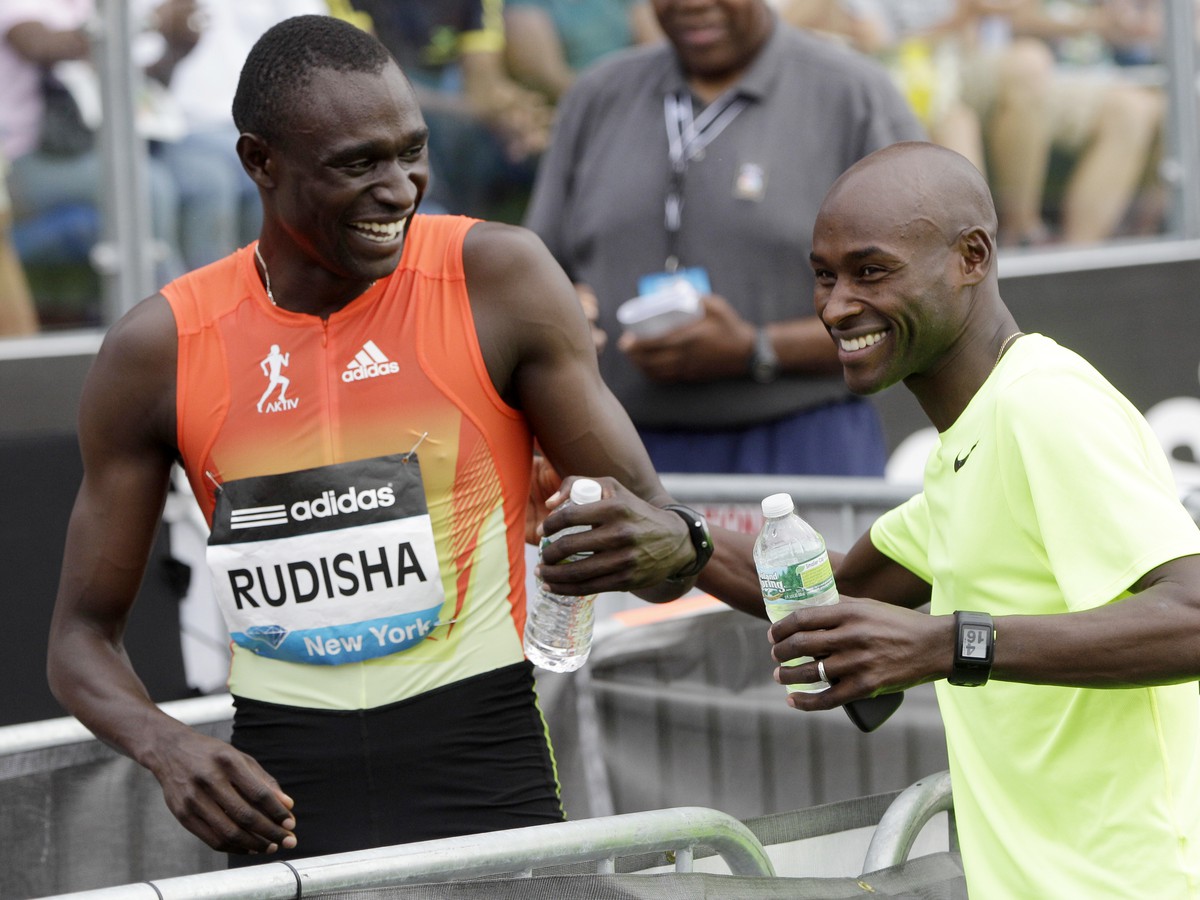 David Rudisha a Bernard Lagat
