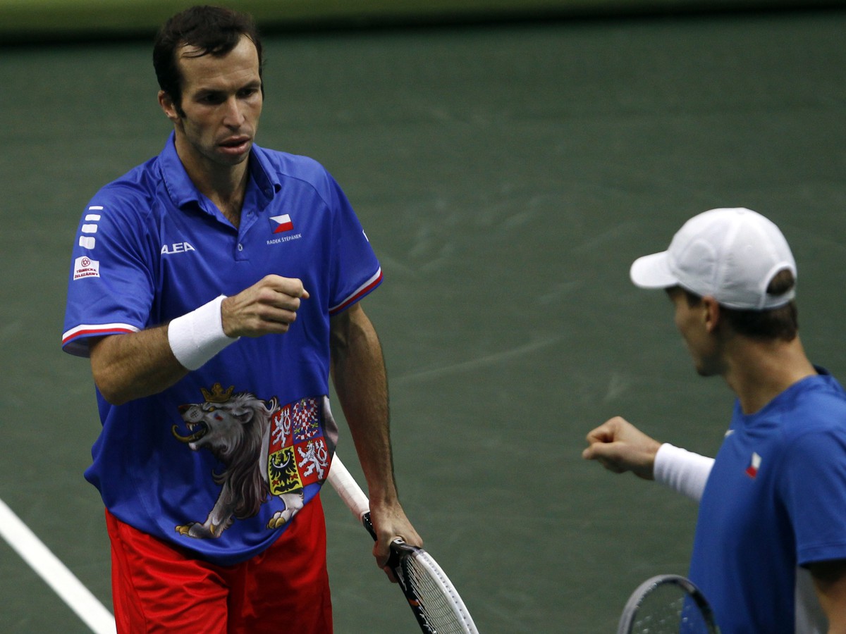 Radek Štěpánek a Tomáš Berdych