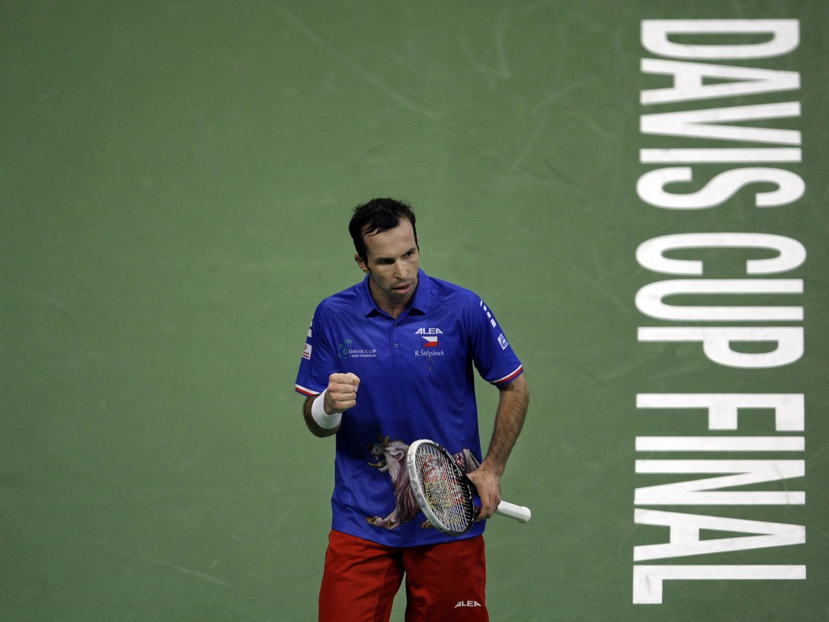 Radek Štěpánek vo finále Davis cupu