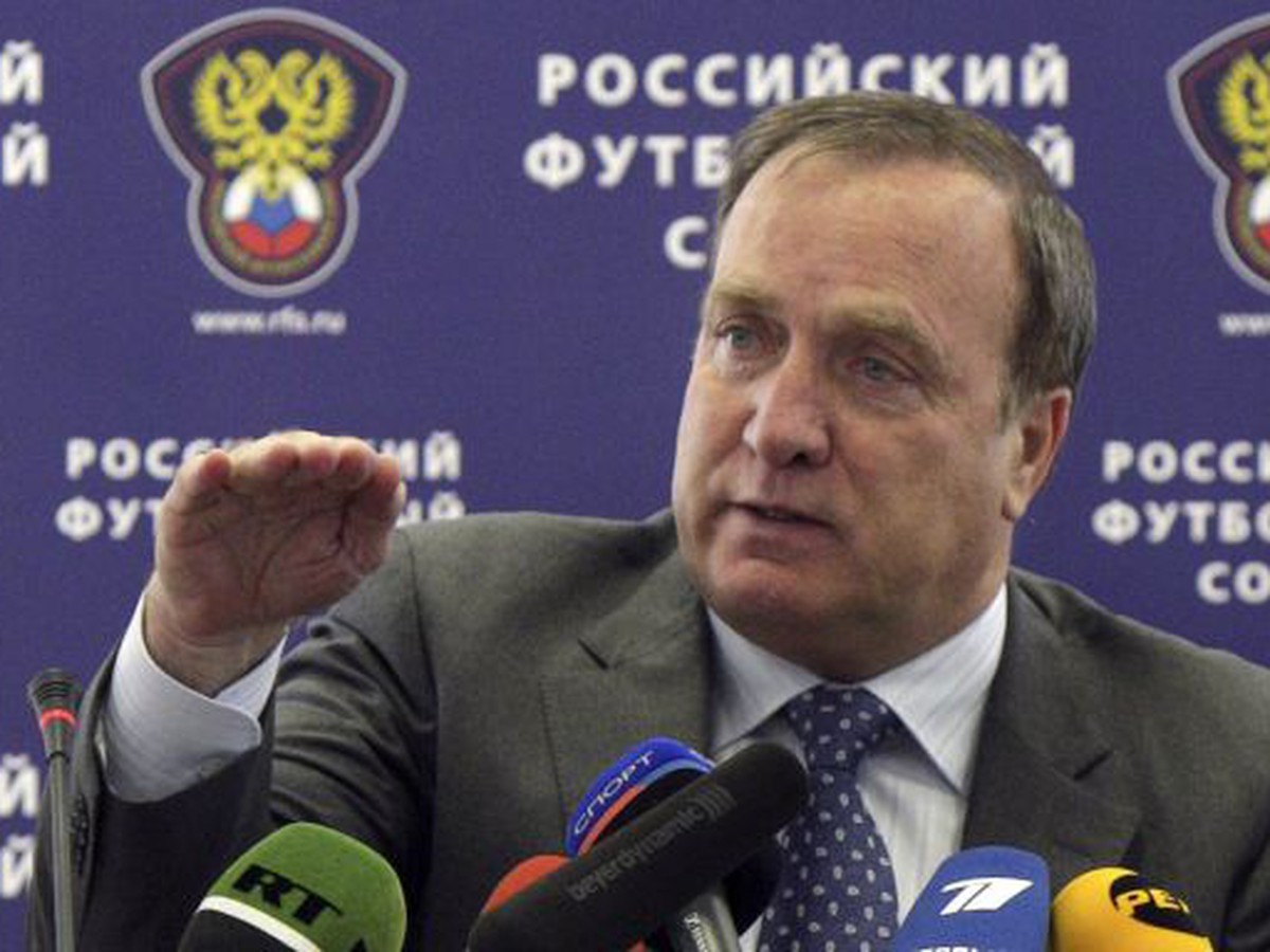 Tréner ruskej reprezentácie Dick Advocaat