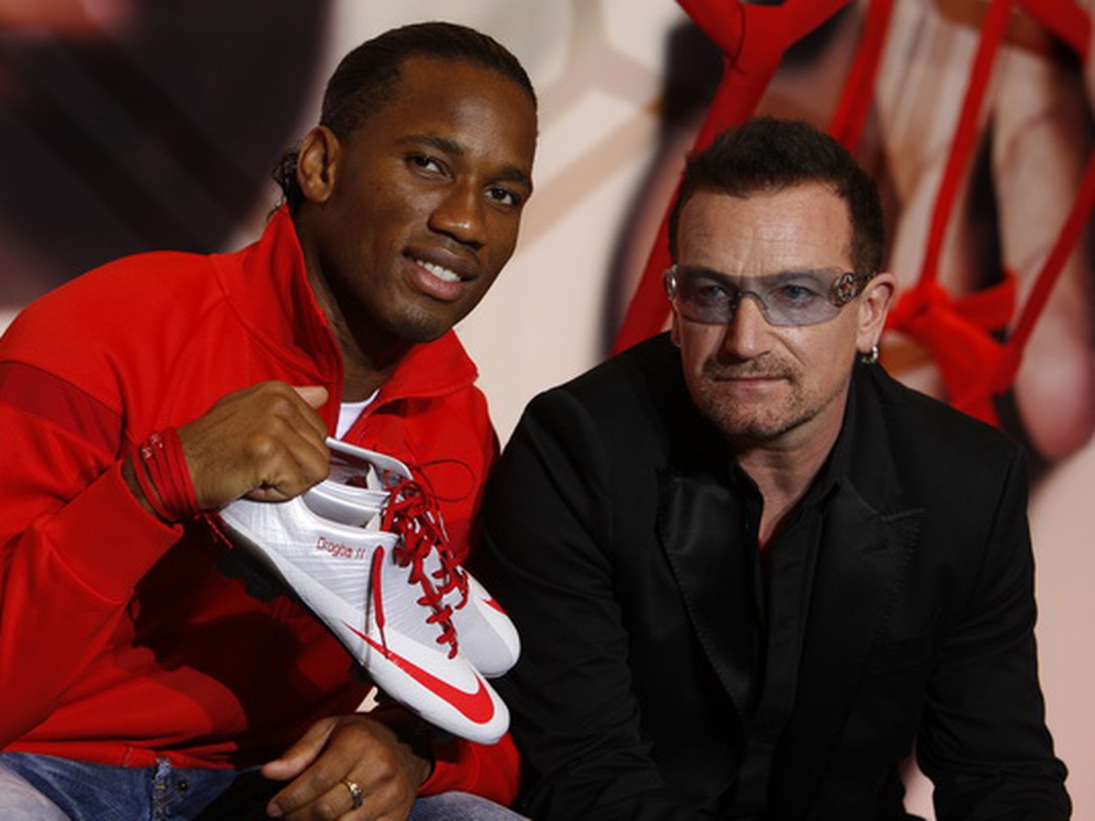 Didier Drogba a Bono