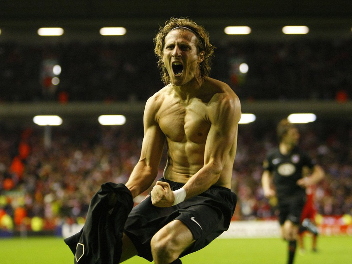 Diego Forlán po rozhodujúcom góle