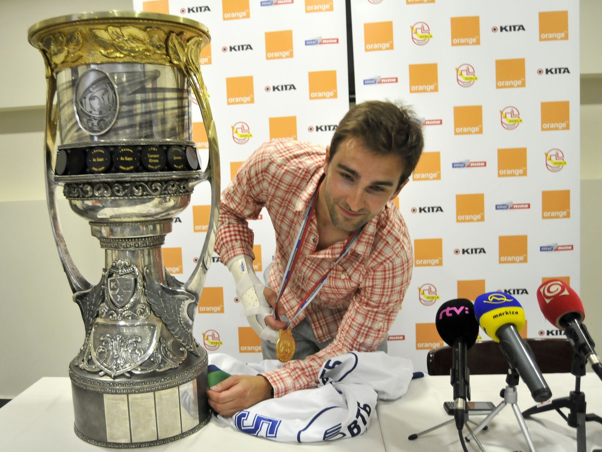 Dominik Graňák s trofejou