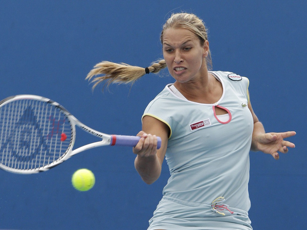 Dominika Cibulková počas zápasu
