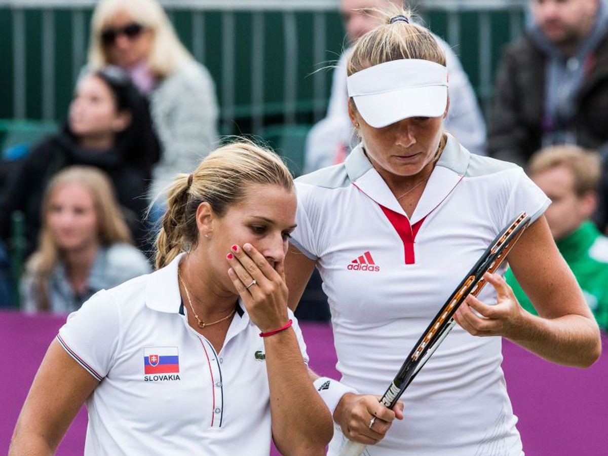 Dominika Cibulková a Daniela Hantuchová