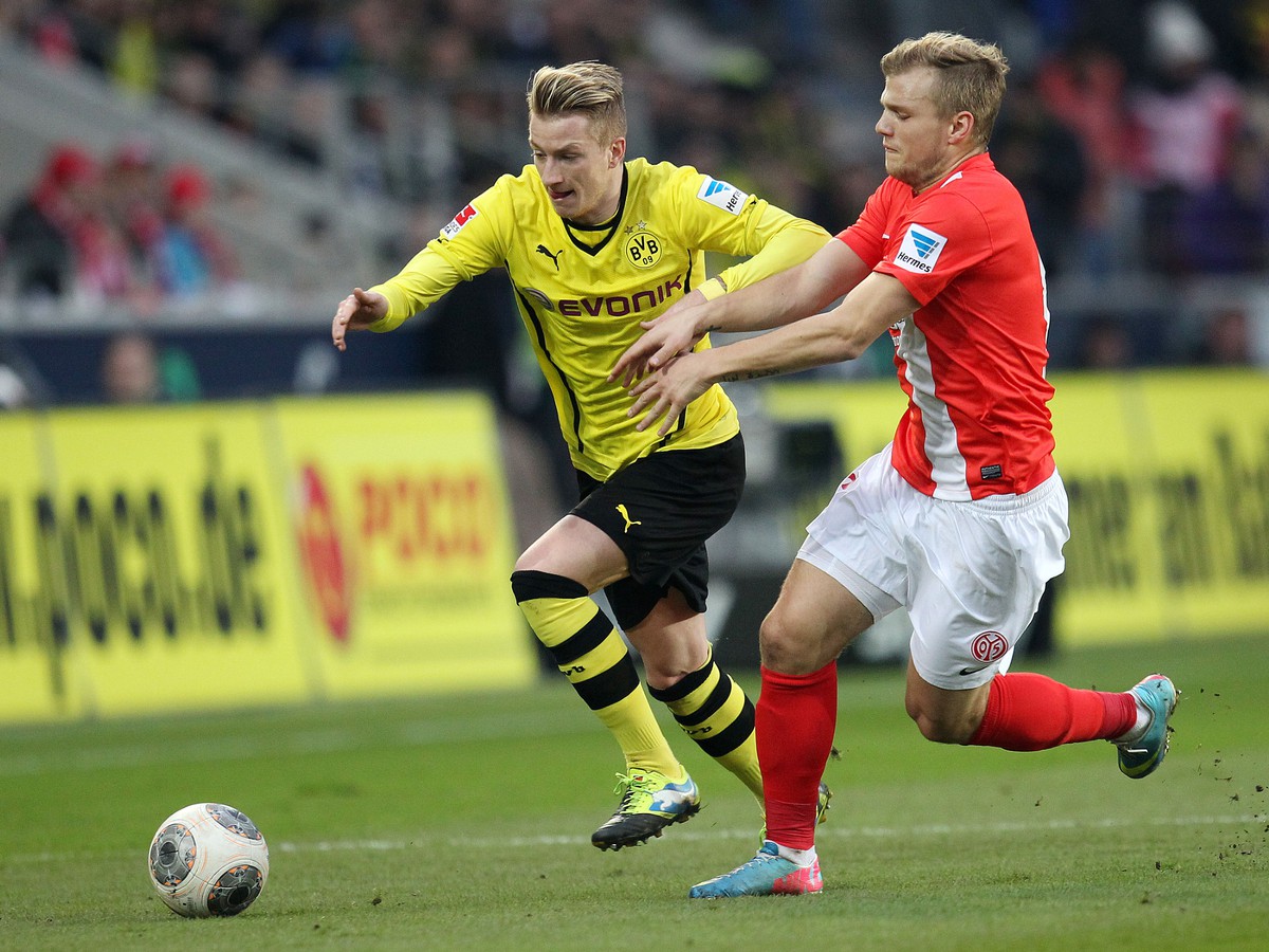 Marco Reus a Johannes Geis v súboji
