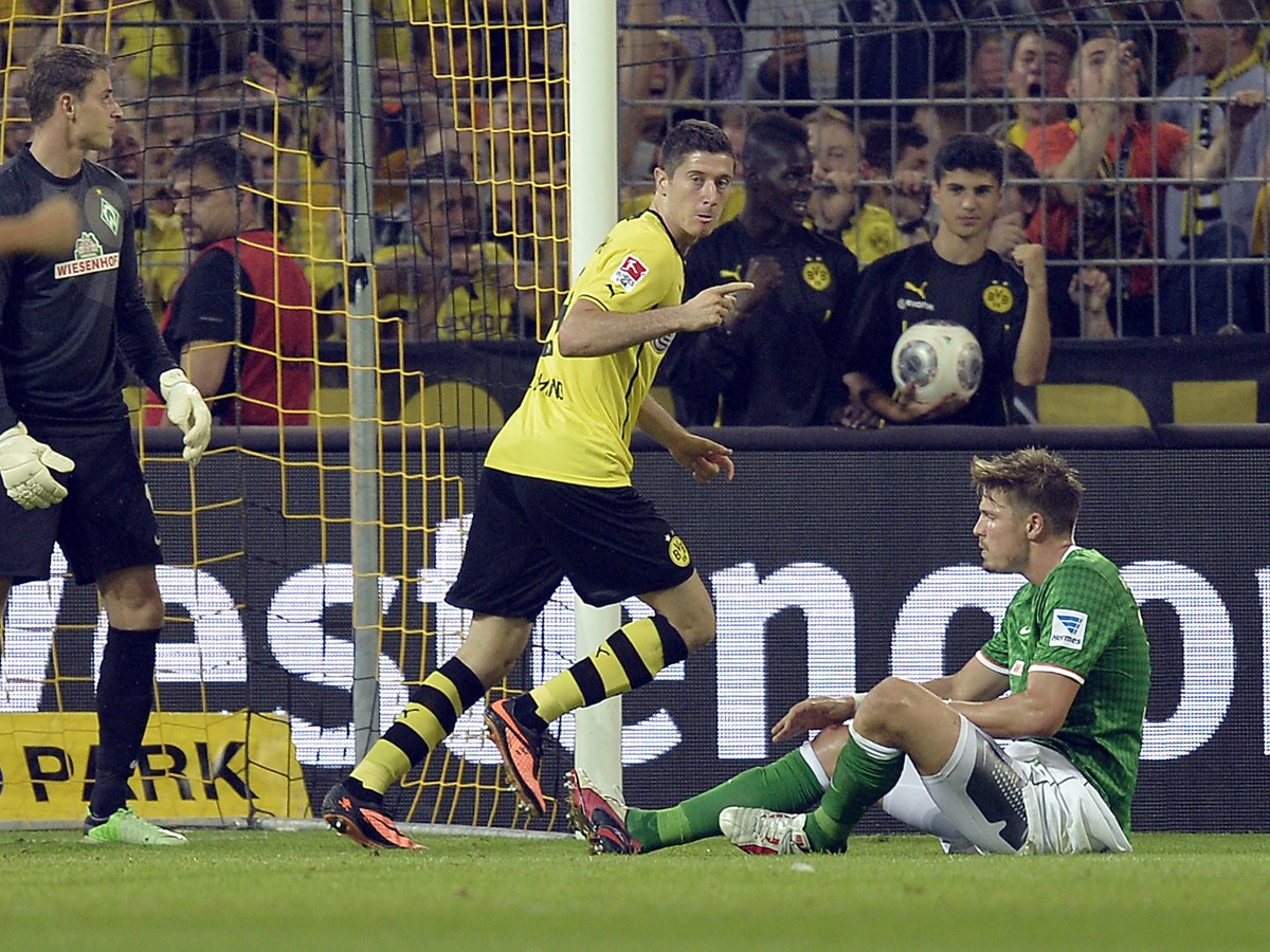 Robert Lewandowski rozhodol o výhre Dortmundu