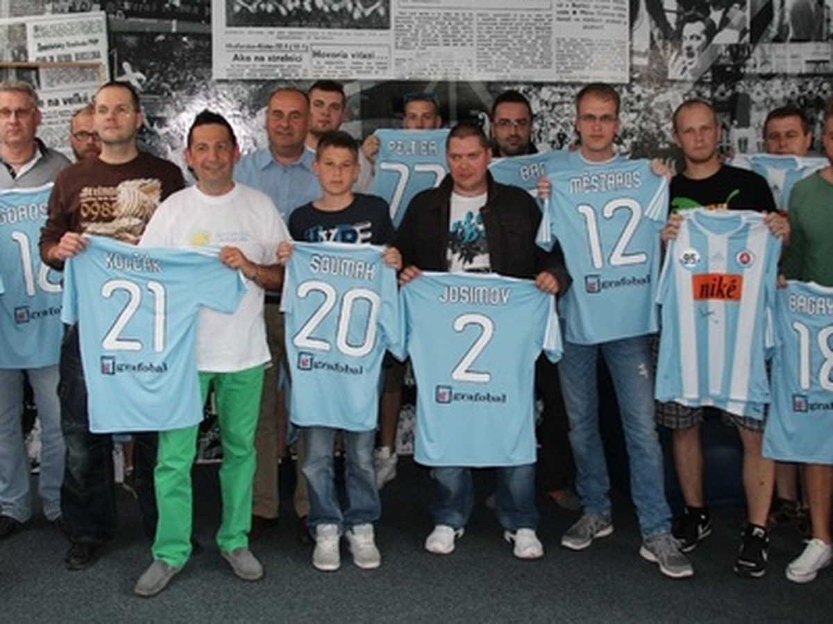 Dražba dresov Slovana priniesla takmer 4000 eur