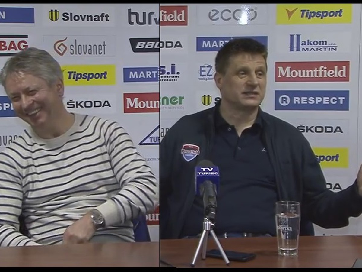 Dušan Gregor a Ivan Dornič na tlačovke po zápase