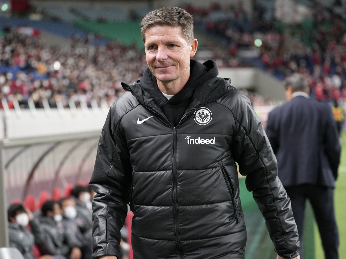 Tréner Eintrachtu Frankfurt Oliver Glasner 