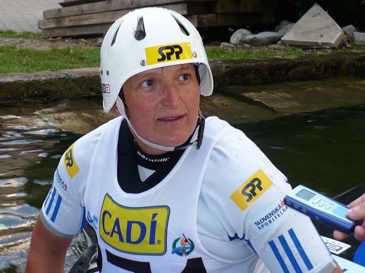 Elena Kaliská po úspešnej kvalifikácii, 10.9.2009