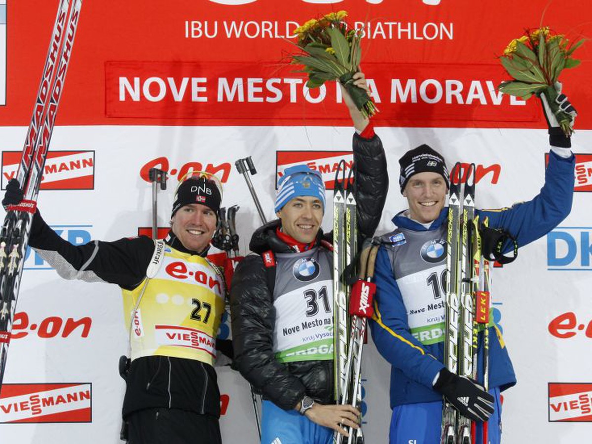 Emil Hegle Svendsen, Andrej Makovejev a Björn Ferry