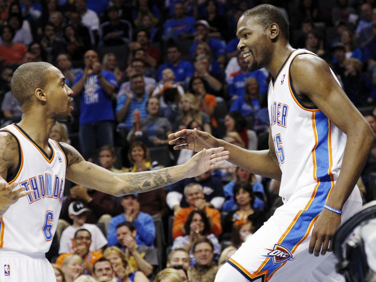 Eric Maynor a Kevin Durant