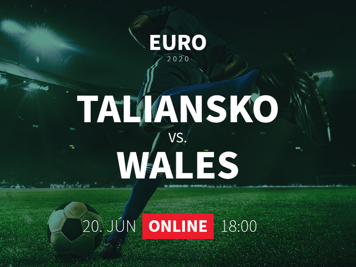 Online prenos z EURO 2020: Taliansko - Wales