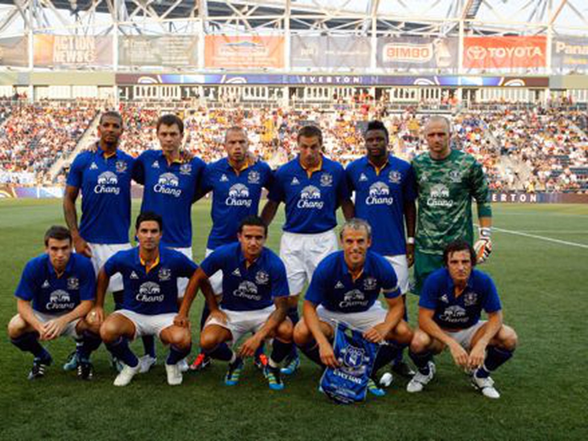 Základná zostava Evertonu proti Philadelphii