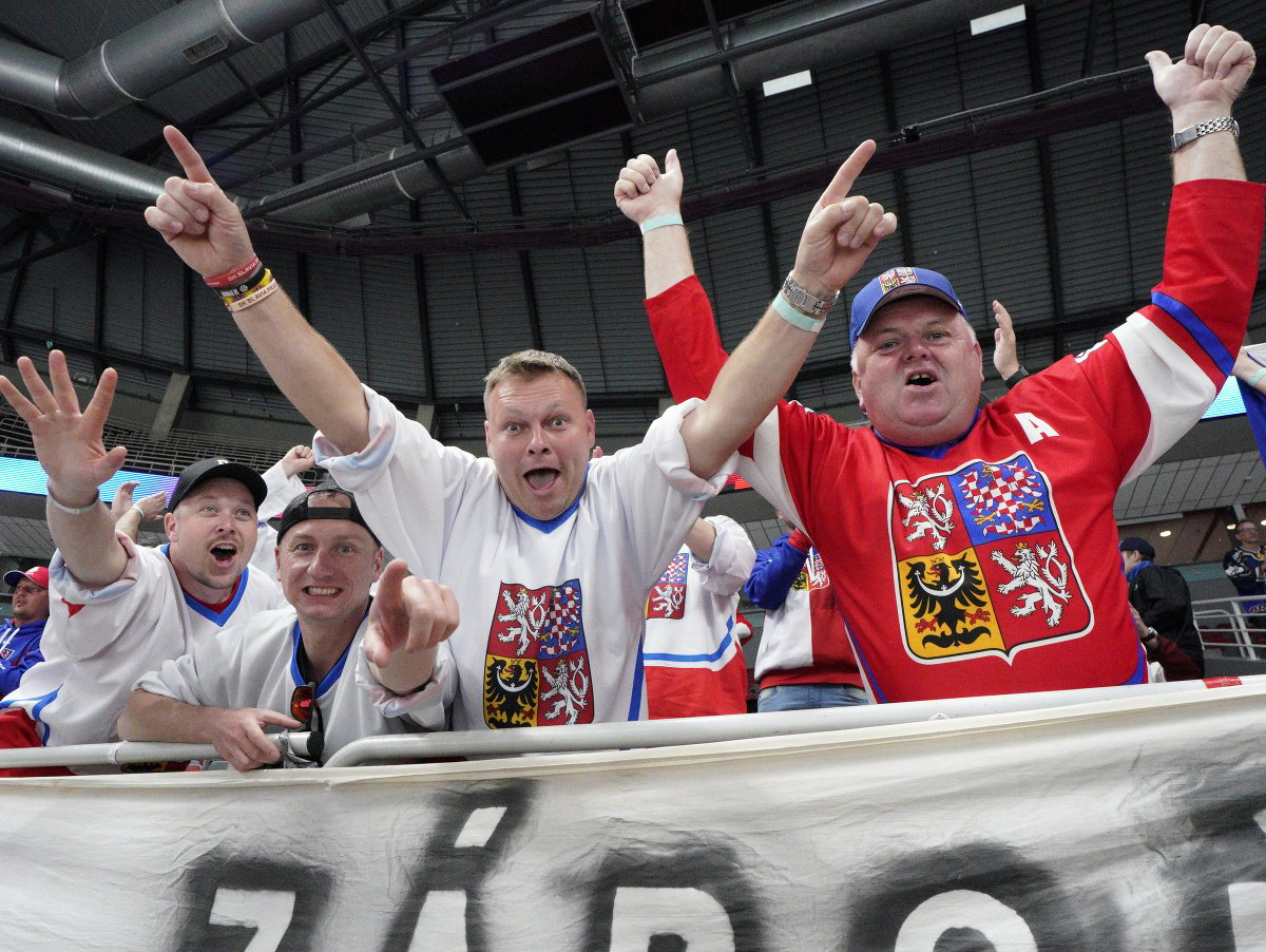 Fanúšikovia českej hokejovej reprezentácie 