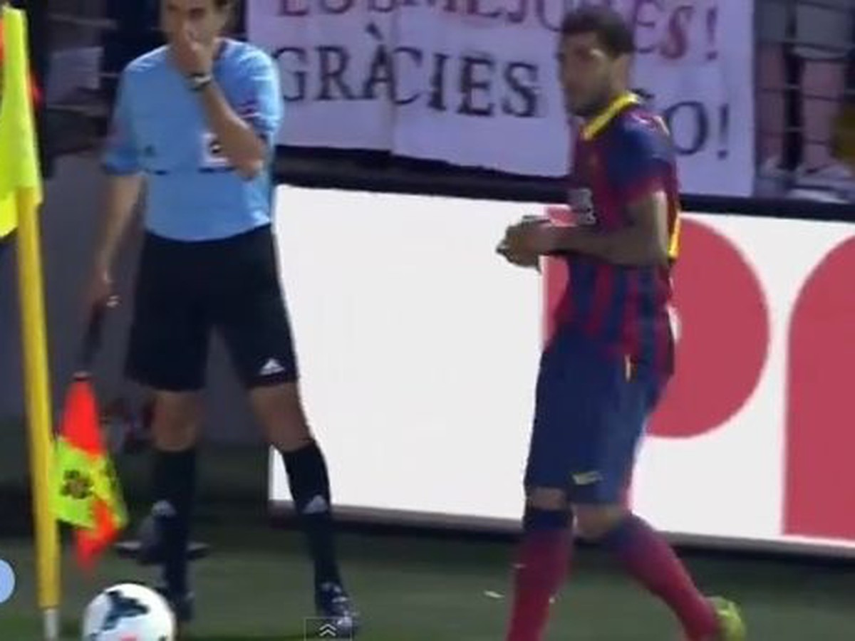 Dani Alves a jeho úžasné gesto