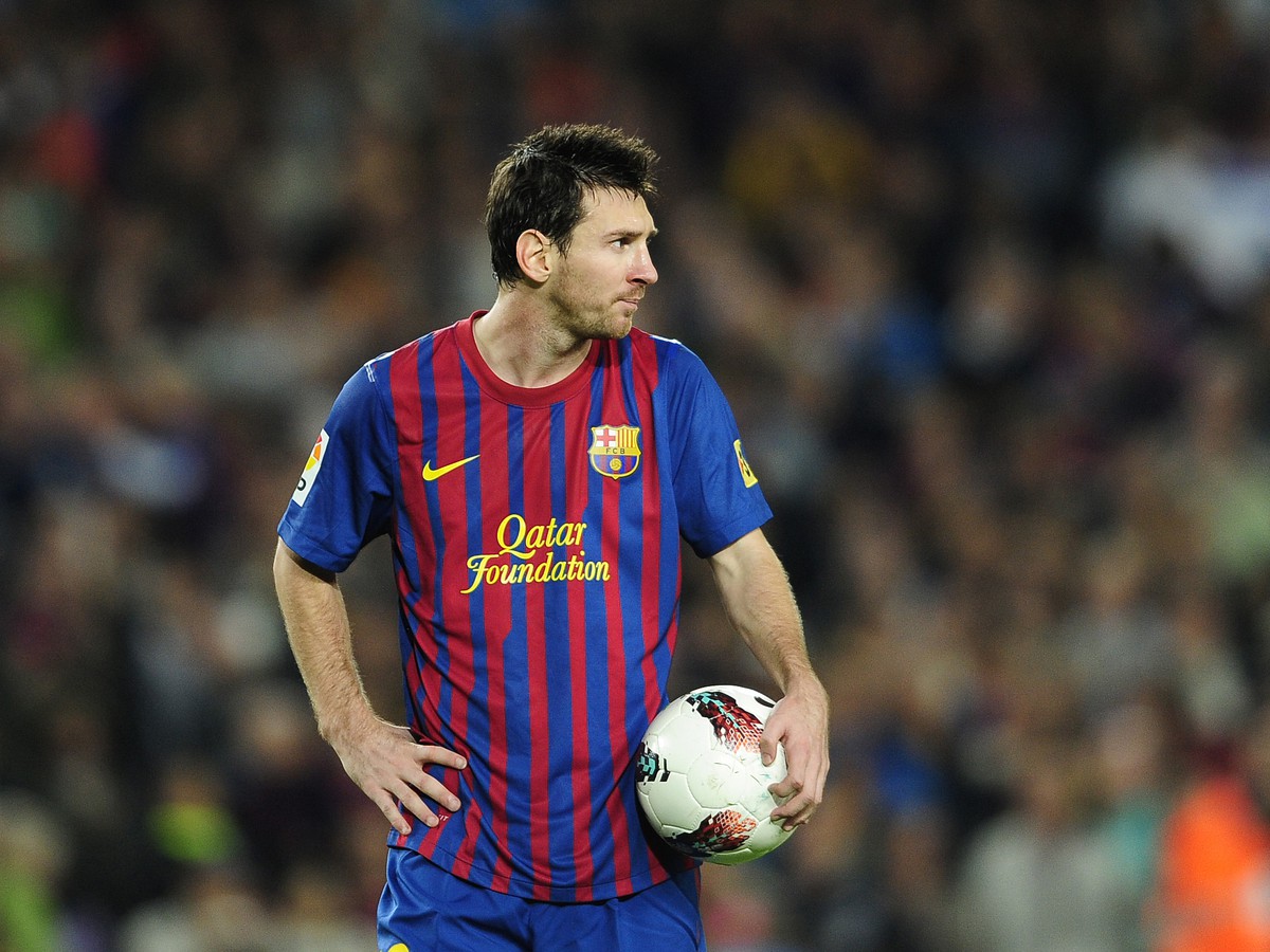 Lionel Messi v zápase so Sevillou