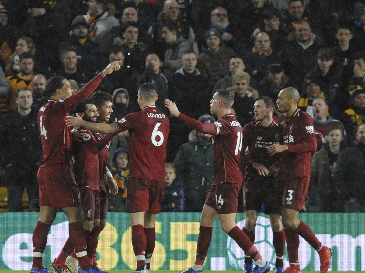 Radosť z gólu Liverpoolu