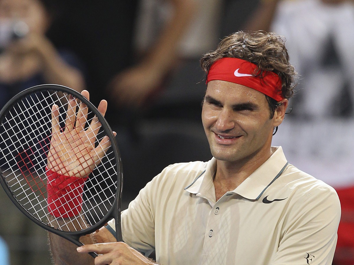 Roger Federer po víťazstve nad Francúzom Chardym