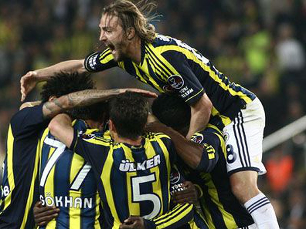 Radosť hráčov Fenerbahce