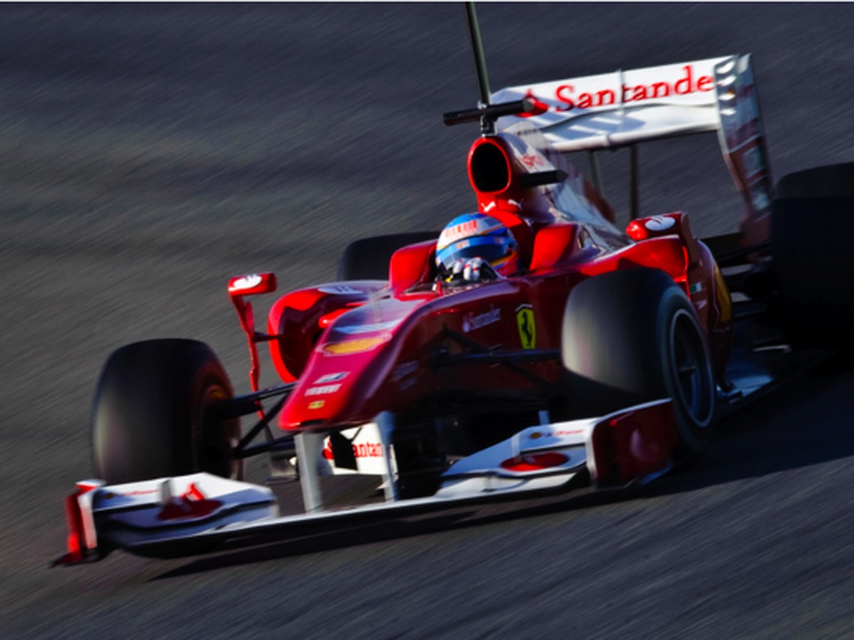 Fernando Alonso v monoposte Ferrari