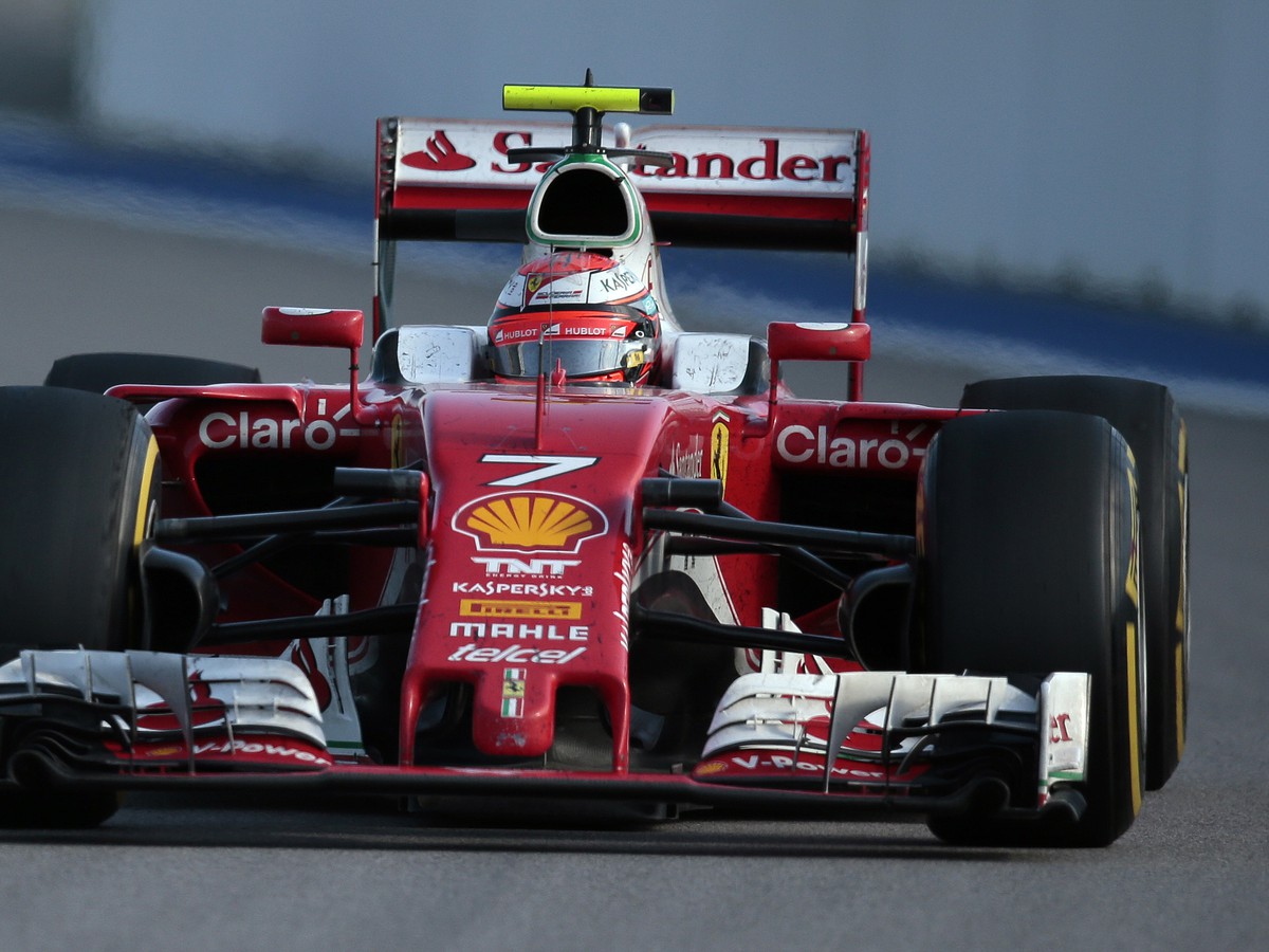 Kimi Räikkönen v monoposte Ferrari