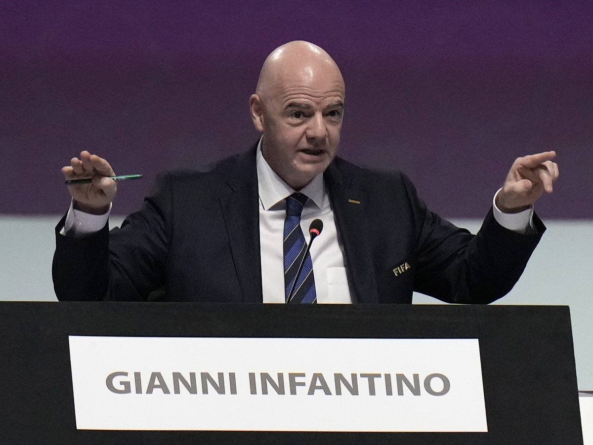 Prezident Medzinárodnej futbalovej federácie Gianni Infantino 