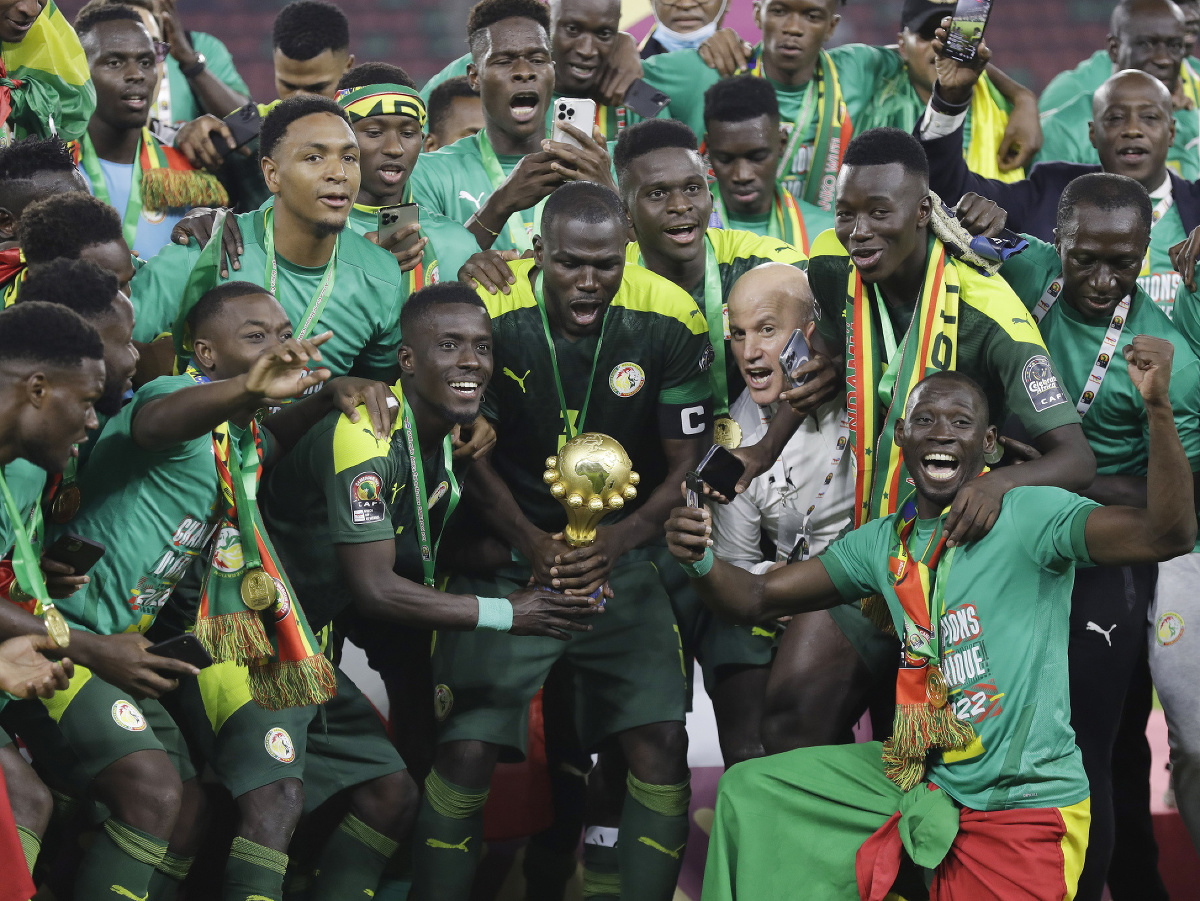 Oslavy hráčov Senegalu z triumfu v Africkom pohári národov