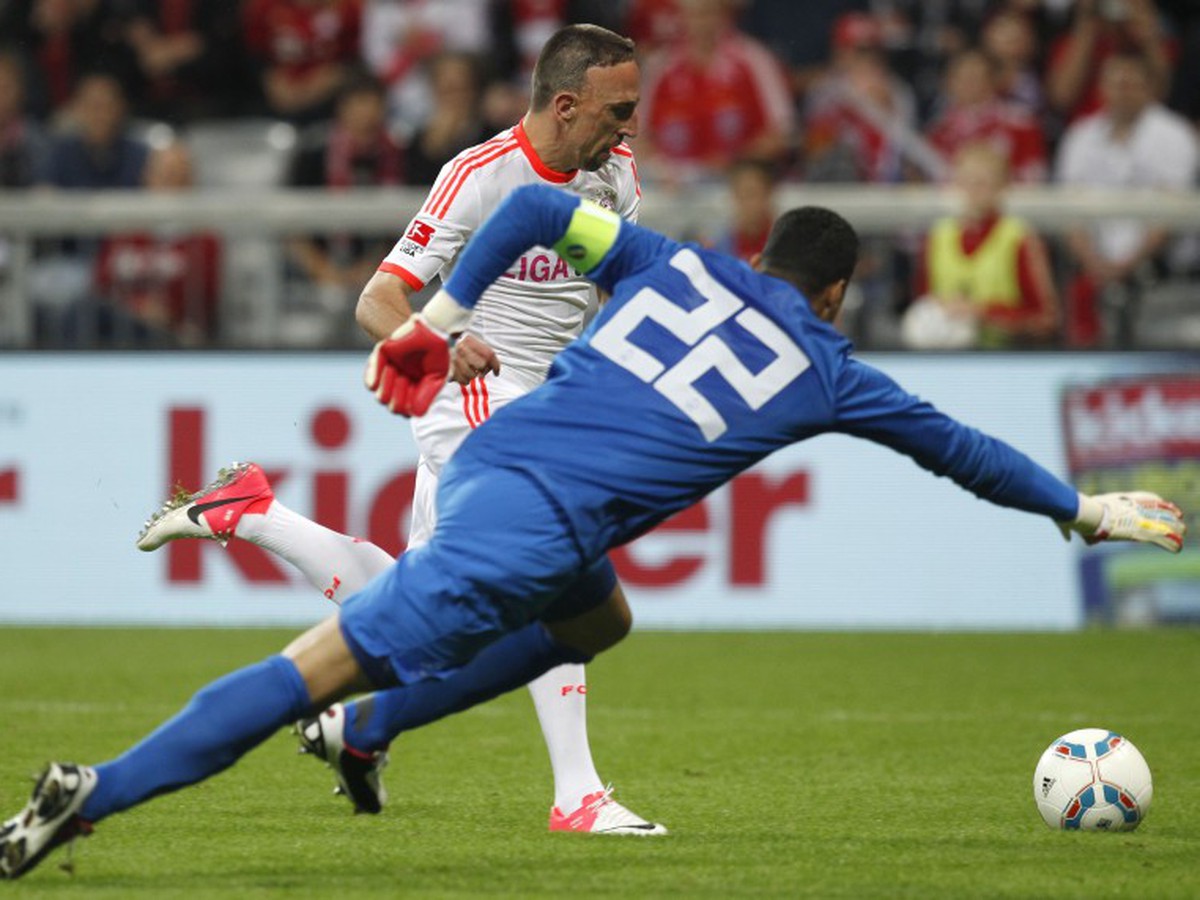 Franck Ribéry a Michel Vorm