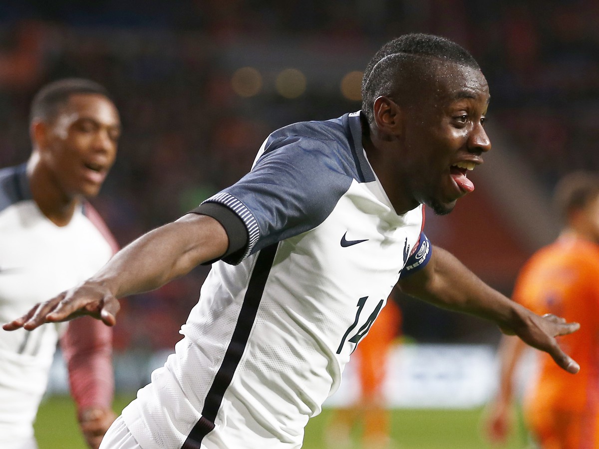 Blaise Matuidi sa raduje z tretieho gólu Francúzska