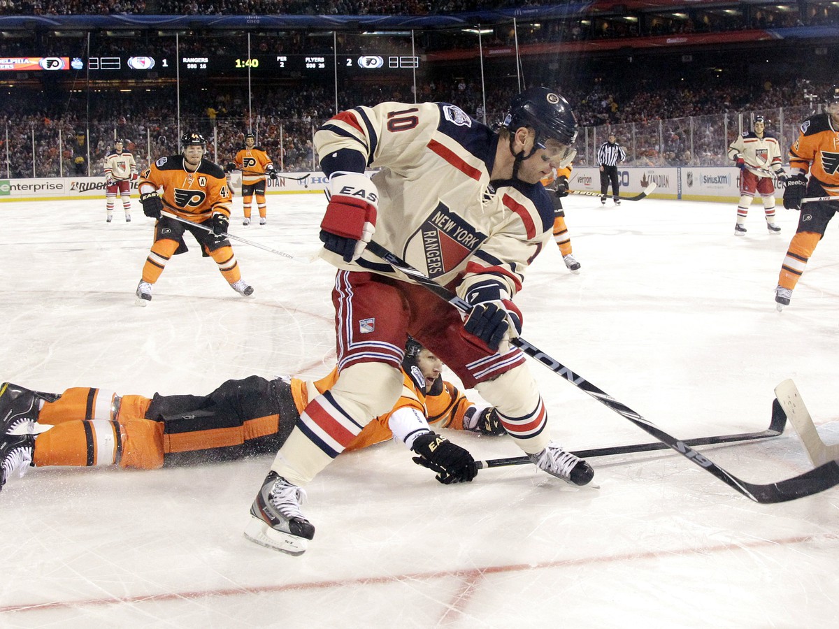 Marián Gáborík počas Winter Classic