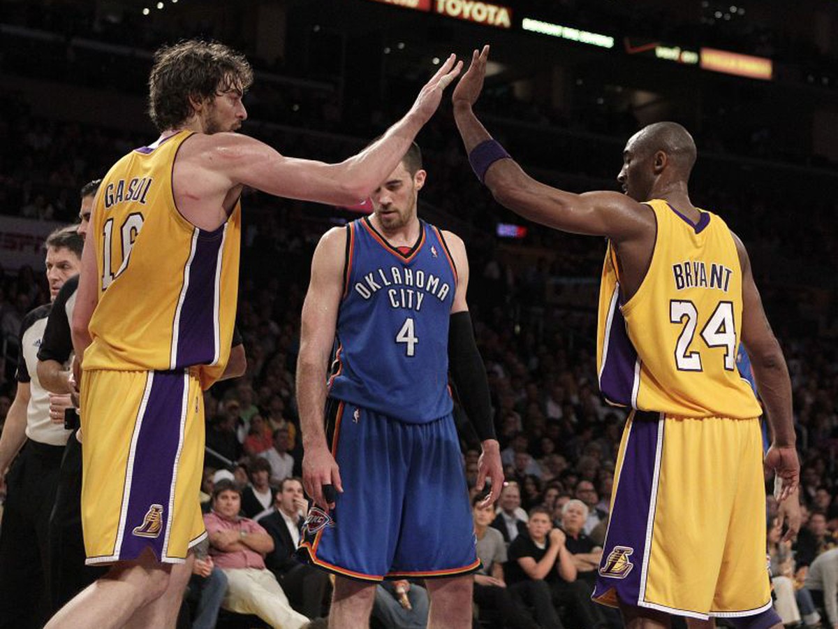 Pau Gasol a Kobe Bryant