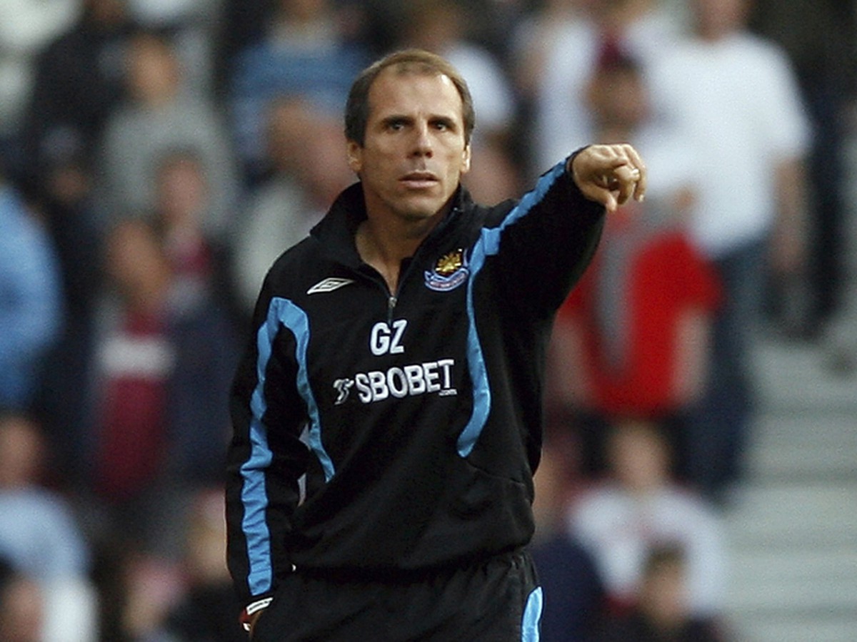 Tréner Hammers Gianfranco Zola